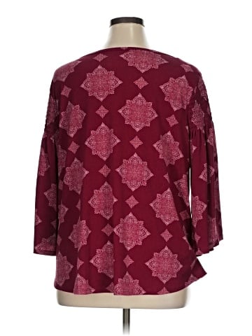 Evri 3/4 Sleeve Top (view 2)