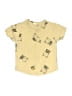 Unbranded Yellow Short Sleeve Button-Down Shirt Size 8 - photo 1