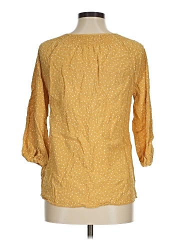 Christopher & Banks 3/4 Sleeve Blouse (view 2)