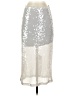 Bar III Metallic Silver Formal Skirt Size S - photo 1