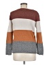 Pinque Color Block Brown Pullover Sweater Size M - photo 2