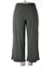 Chico's Solid Green Casual Pants Size XL Petite (3) - photo 1