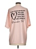 Shein Pink Short Sleeve T-Shirt Size S - photo 2