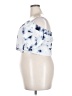 Feathers 100% Rayon Blue Sleeveless Blouse Size 2X - photo 5