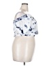 Feathers 100% Rayon Blue Sleeveless Blouse Size 2X - photo 4
