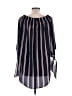 Unbranded Blue 3/4 Sleeve Blouse Size L - photo 2