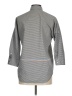 J.Crew Stripes Gray 3/4 Sleeve Button-Down Shirt Size 6 - photo 2