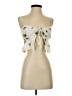 Audrey 3+1 100% Rayon Ivory Sleeveless Blouse Size S - photo 1