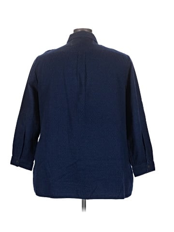 Coldwater Creek 3/4 Sleeve Button-Down Shirt (view 2)