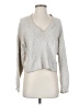 Open Edit Metallic Silver Pullover Sweater Size S - photo 1