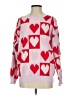 shopthemint.com Hearts Pink Pullover Sweater Size S - photo 1