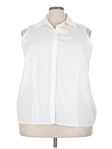 Coldwater Creek Sleeveless Button-Down Shirt (view 1)