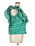 Universal Thread 100% Cotton Green Sleeveless Blouse Size XL - photo 4
