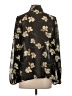 CAbi 100% Polyester Black Long Sleeve Blouse Size S - photo 2