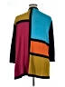 misook Color Block Teal Cardigan Size XL - photo 2