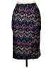 Eye Candy Chevron-herringbone Blue Casual Skirt Size 1X - photo 1