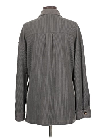 Hem & Thread Long Sleeve Button-Down Shirt (view 2)
