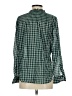 J.Crew Checkered-gingham Green Long Sleeve Blouse Size 4 - photo 2