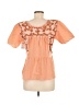 Assorted Brands Orange Short Sleeve Blouse Size M - photo 2