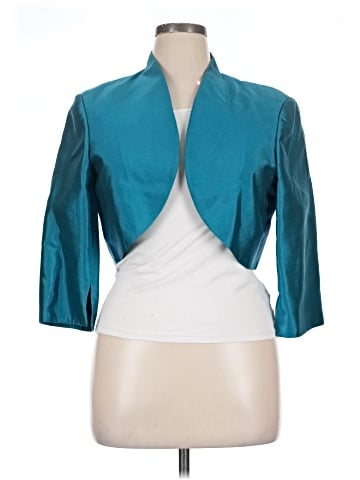 Adrianna Papell Silk Blazer (view 1)