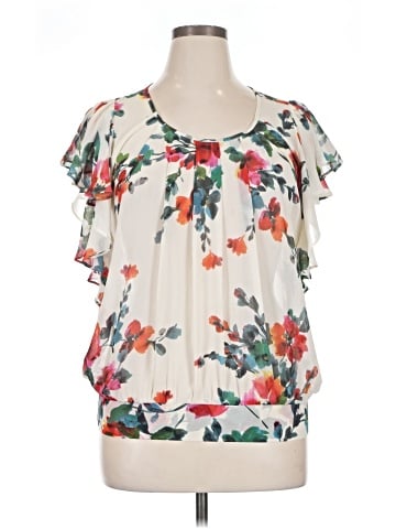 Black Rainn Short Sleeve Blouse (view 1)