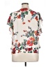 Black Rainn 100% Polyester Ivory Short Sleeve Blouse Size XL - photo 2