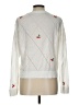 Kule Hearts White Pullover Sweater Size L - photo 2