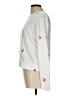 Kule Hearts White Pullover Sweater Size L - photo 5