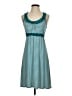 Max Studio Stripes Teal Casual Dress Size XS - photo 1