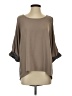 Amadi Brown 3/4 Sleeve Top Size S - photo 1