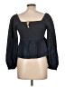 J.Crew 100% Cotton Blue Long Sleeve Blouse Size L - photo 2