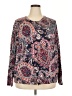 Croft & Barrow Paisley Blue Pullover Sweater Size 3X - photo 1