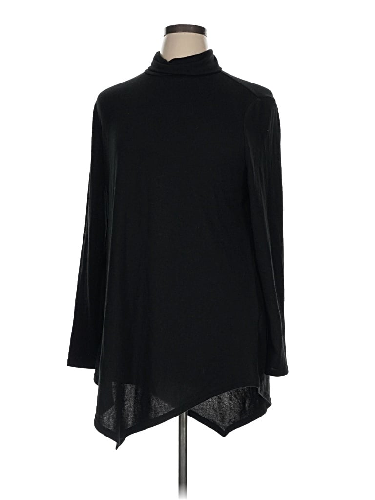Pre-owned Shein Turtleneck Sweater In Black