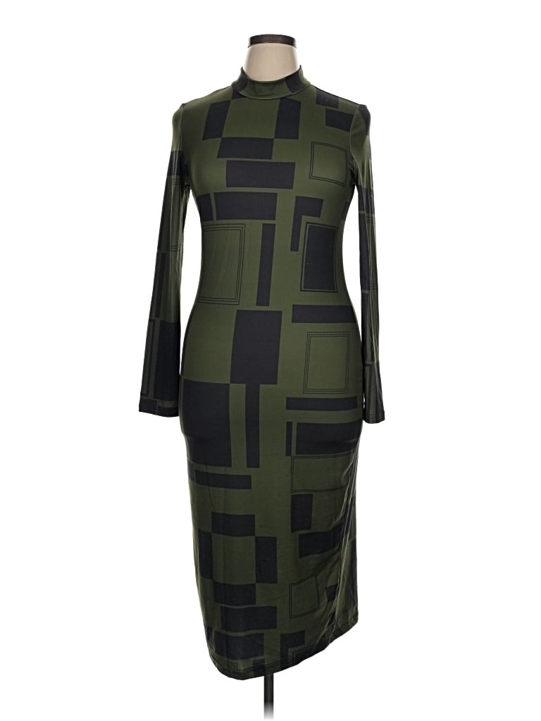 Pre-owned Shein Cocktail Dress In Green