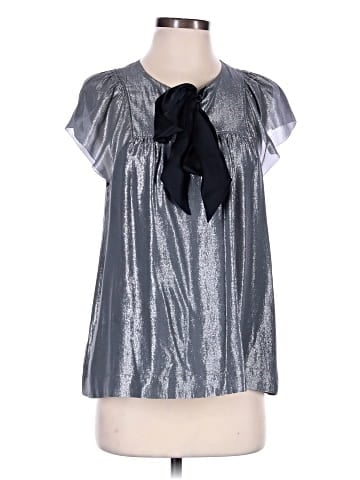 Banana Republic Short Sleeve Silk Top (view 1)
