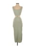 Shein Solid Green Cocktail Dress Size 2 - photo 1