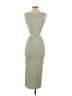 Shein Solid Green Cocktail Dress Size 2 - photo 2