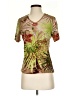 Westbound Brown Short Sleeve Top Size S - photo 1