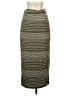 Max Studio Stripes Green Casual Skirt Size XS - photo 2