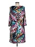 Connected Apparel Tropical Teal Casual Dress Size 10 - photo 2
