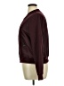 Forever 21 Plus 100% Polyester Solid Burgundy Jacket Size 1X - photo 5