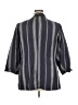 Lane Bryant Stripes Gray Blazer Size 18 - photo 2