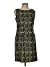 Connected Apparel Tweed Green Cocktail Dress Size 10 Petite - photo 1