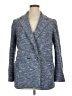 Talbots 100% Polyester Tweed Blue Blazer Size 14 - photo 1
