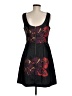 Taylor 100% Polyester Graphic Black Cocktail Dress Size 6 - photo 2