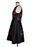 Taylor 100% Polyester Graphic Black Cocktail Dress Size 6 - photo 5