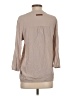 Naketano 100% Viscose Tan 3/4 Sleeve Blouse Size S - photo 2