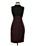 Halogen Color Block Burgundy Cocktail Dress Size 4 (petite) - photo 1
