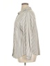 C&C California Stripes Ivory Long Sleeve Blouse Size XL - photo 5