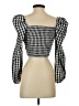 Shein Black 3/4 Sleeve Blouse Size S - photo 2